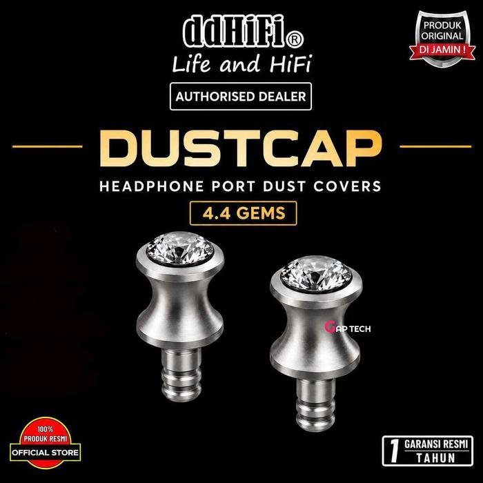 ddHifi Dust Cap Headphone Port Dust Covers Original - 4.4 Gems