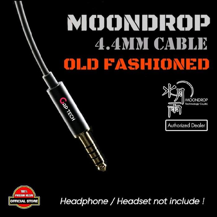 Moondrop Old Fashioned 40mm Large Dynamic Driver Open-Back Headphone Original - 4.4 MM CABLE ONLY