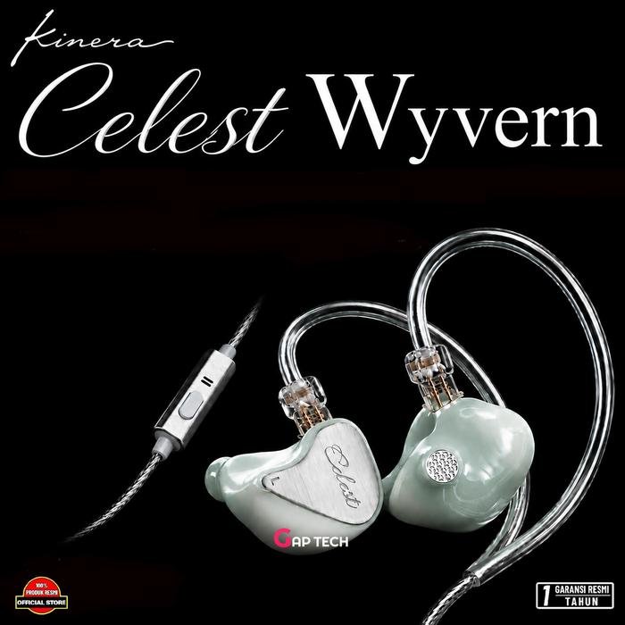 Kinera Celest Wyvern / Wyvern Pro 10mm Dynamic Driver In-Ear Monitor Earphones Original - Wyvern