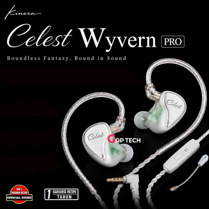 Kinera Celest Wyvern / Wyvern Pro 10mm Dynamic Driver In-Ear Monitor Earphones Original - Wyvern Pro