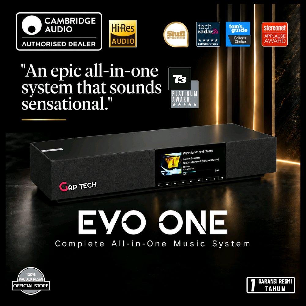 Cambridge Audio Evo One All-in-One Wireless Streaming Speaker Original - MIDNIGHT / BLACK