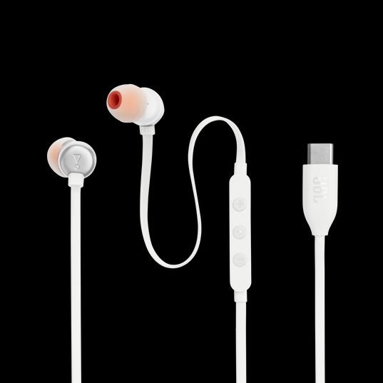JBL Tune 310C / Tune 310 C / Tune310C / T310C / T 310C / T310 C / T 310 C USB-C / Type C Wired Hi-Res In-Ear Headphones / Earphone Original - White