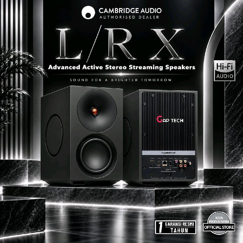 Cambridge L/R X / LR X / LRX Advanced Active Stereo Streaming Speakers Original - Black