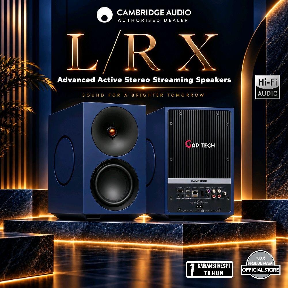 Cambridge L/R X / LR X / LRX Advanced Active Stereo Streaming Speakers Original - Blue