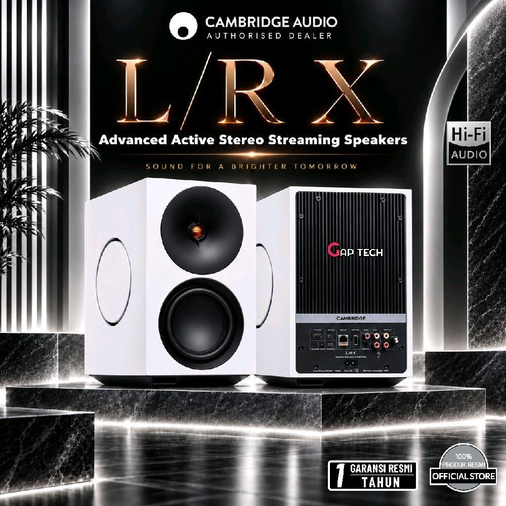 Cambridge L/R X / LR X / LRX Advanced Active Stereo Streaming Speakers Original - White
