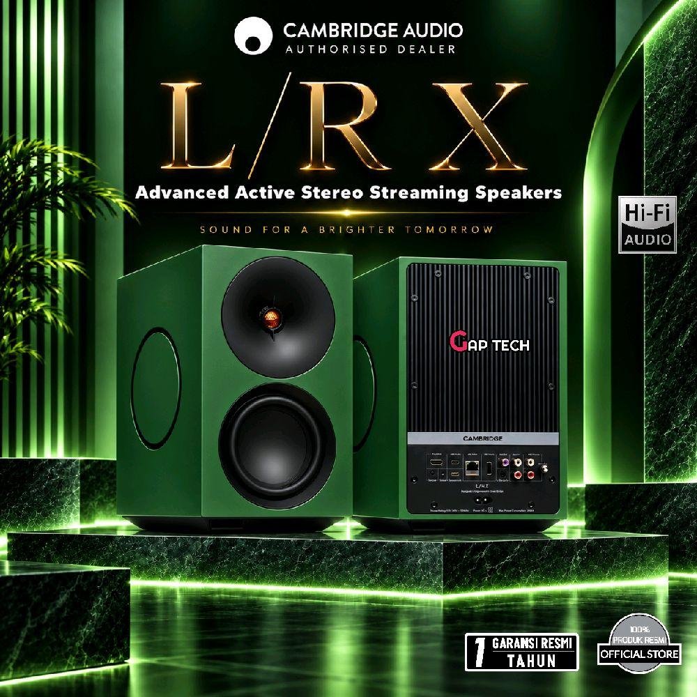 Cambridge L/R X / LR X / LRX Advanced Active Stereo Streaming Speakers Original - Green