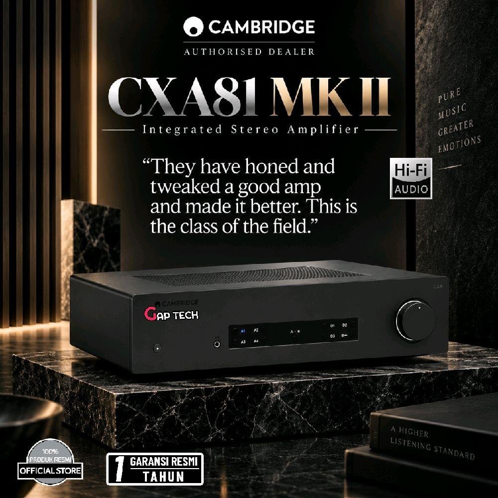 Cambridge CXA81 MK II / CXA 81 / MKII / CXA 81 MK II - Integrated Stereo Amplifier Original - Black