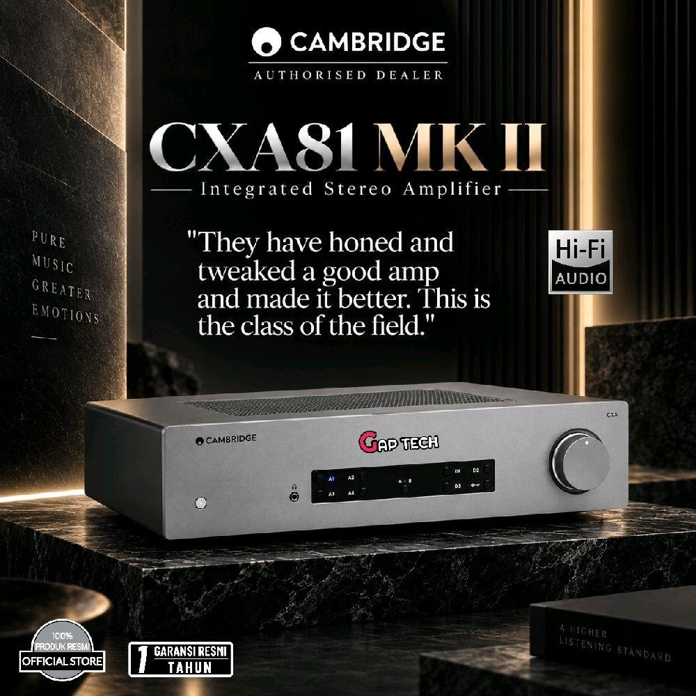 Cambridge CXA81 MK II / CXA 81 / MKII / CXA 81 MK II - Integrated Stereo Amplifier Original - Lunar Grey